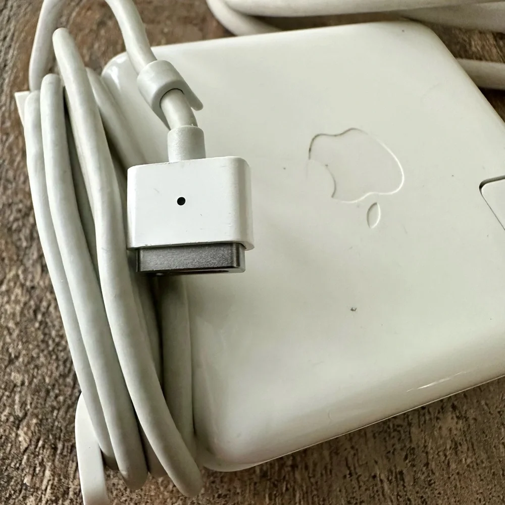 Apple MacBook White Charging Adapter.